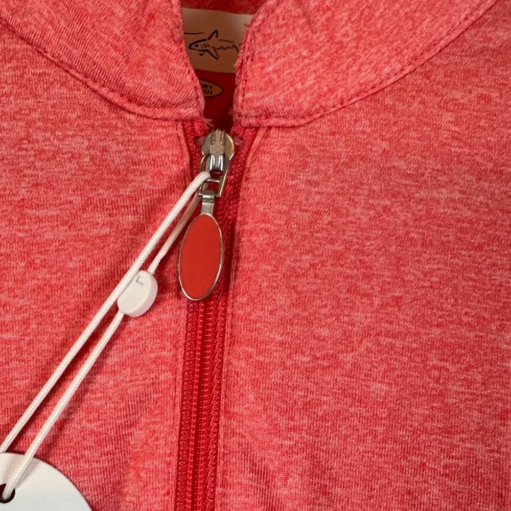Greg Norman Golf Dress Sleeveless Quarter Zip Mock Neck Pleats Pink Size Medium - Picture 14 of 16